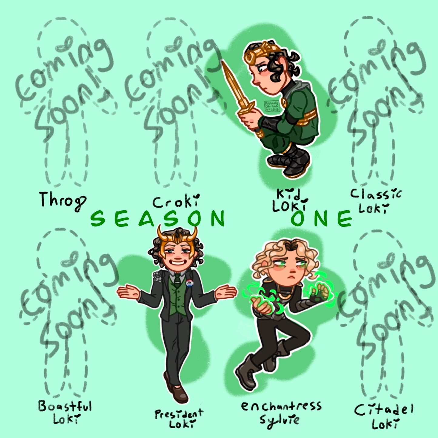 Loki Series Charms